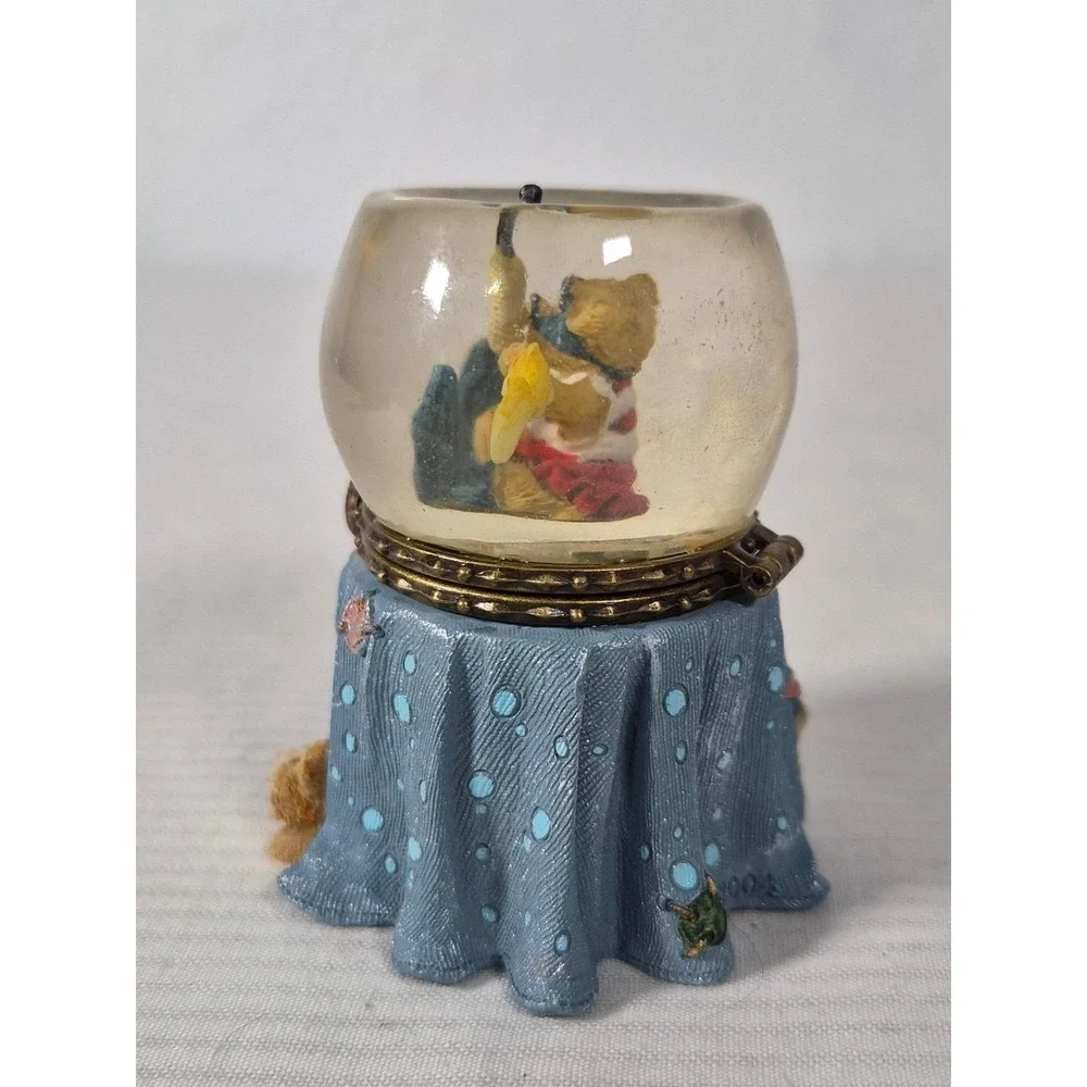 Boyds Bears Goldie's Fish Bowl Sushi McNibble Treasure Box Ltd Edition-see text